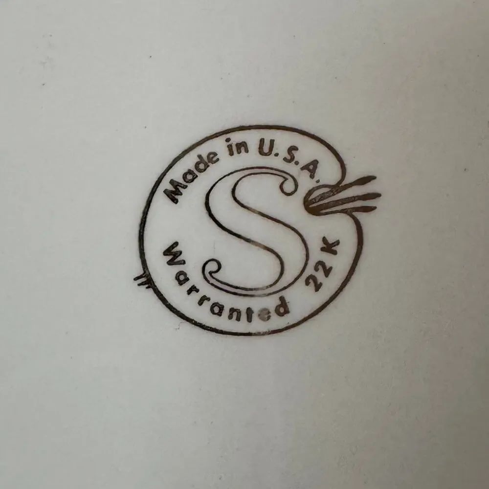 Vintage oval serving